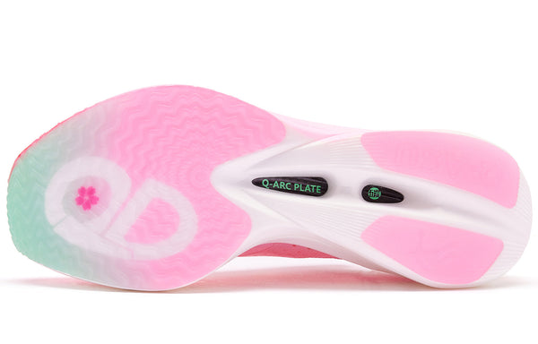 QIAODAN Feiying PB4.0 'Cherry Blossom Pink Aurora Green' | Running Shoes