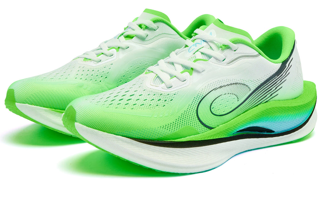 QIAODAN Wind-Running 3.0 'Jordan White Bright Green' | Running Shoes
