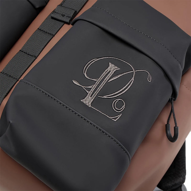 LiNing Polyurethane Backpack Regular Unisex Umber & Black