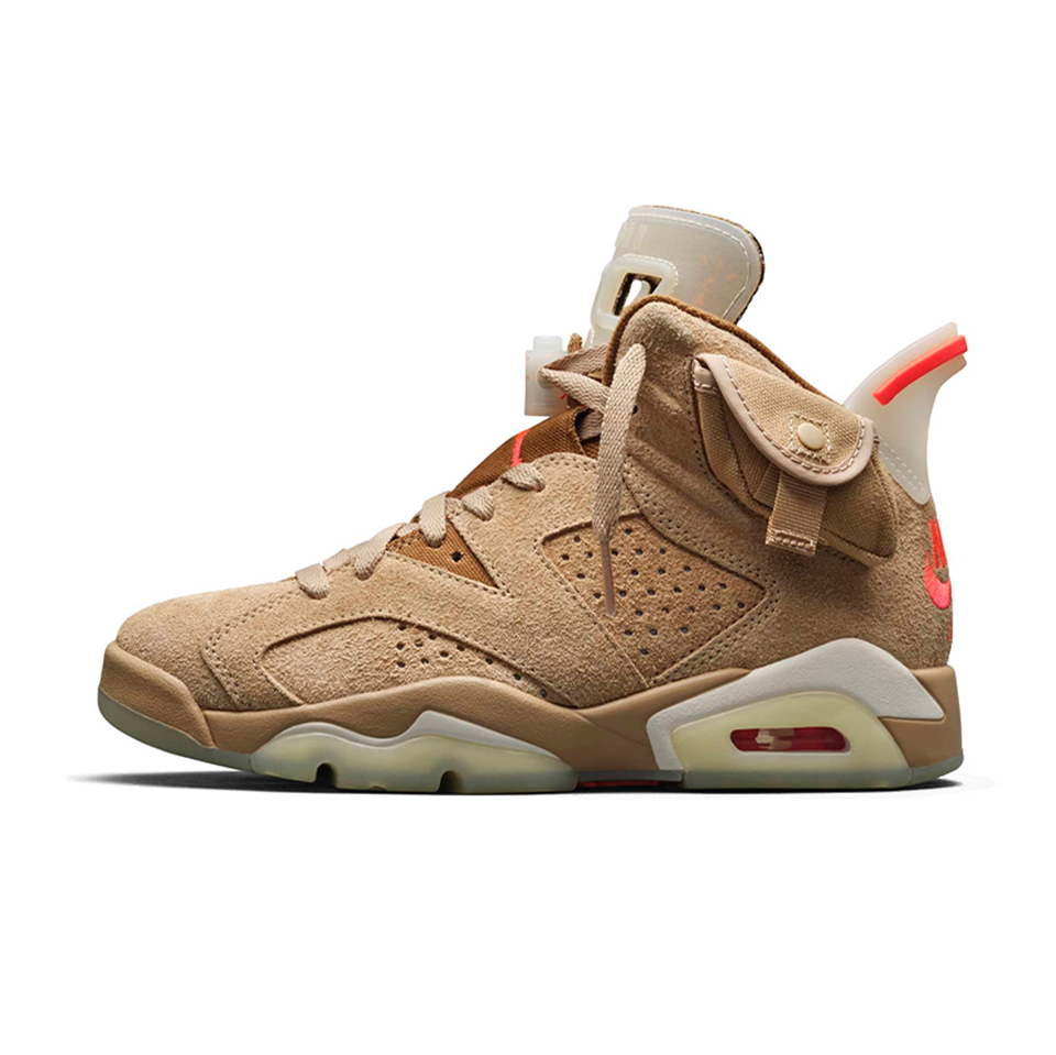 New Travis Scott x Air Jordan 6 'British Khaki' Main image