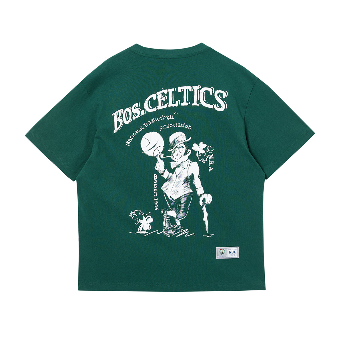 JACK JONES x NBA Unisex Crewneck Short Sleeve Tee 'Celtics'