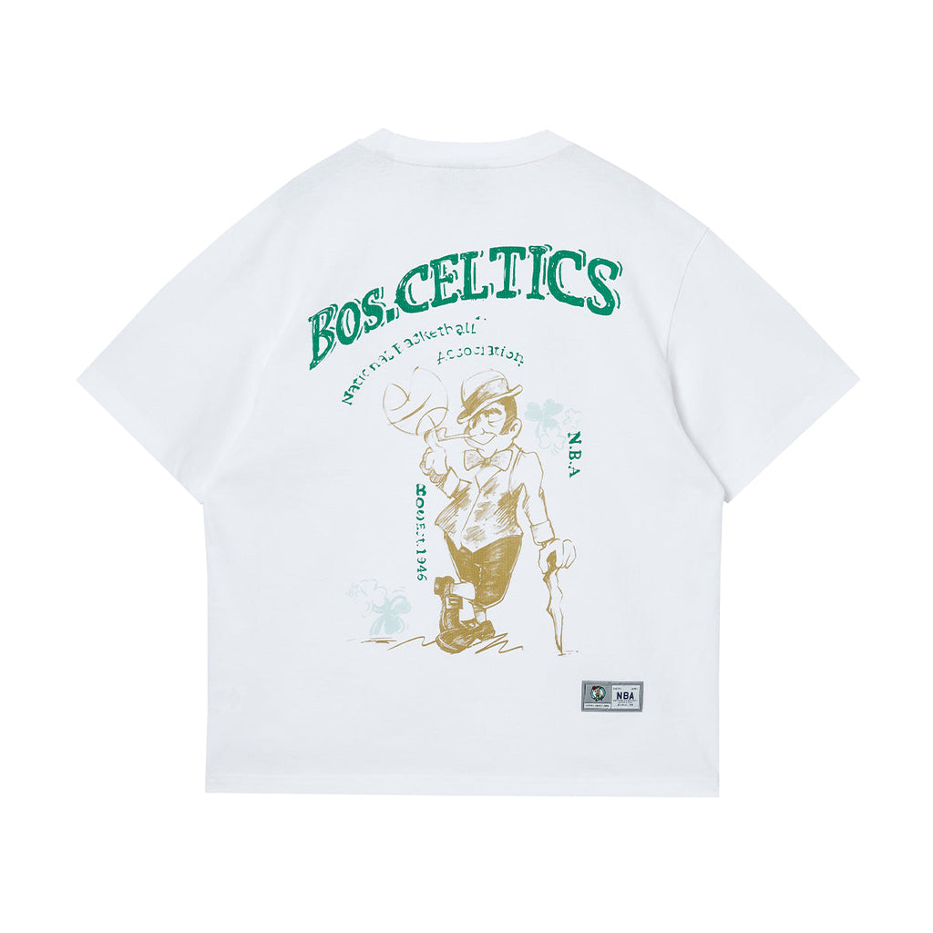 JACK JONES x NBA Unisex Crewneck Short Sleeve Tee 'Celtics'