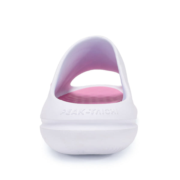PEAK Taichi Little Chubby Slippers 'White Pink Blue'