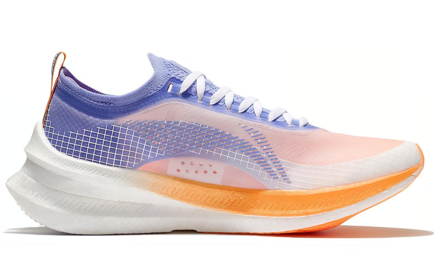 LINING Feidian 2 Elite 「Women」'Standard White Neon Hydrangea Blue Purple' | Running Shoes Secondary image