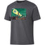 Li Ning Curry China Collection T Shirts Men's Meteorite Gray Shenzhen Crew Neck Moderate