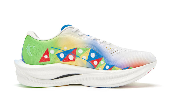 QIAODAN Wind-Running 3.0 'Jordan White Neon Green' | Running Shoes