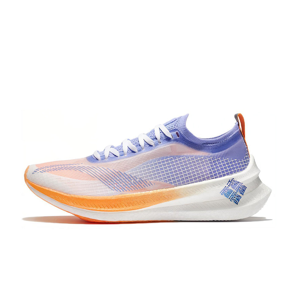LINING Feidian 2 Elite 「Women」'Standard White Neon Hydrangea Blue Purple' | Running Shoes