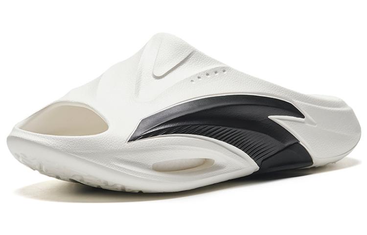 ANTA Slippers Nitrogen Bubble 'White Black' Secondary image