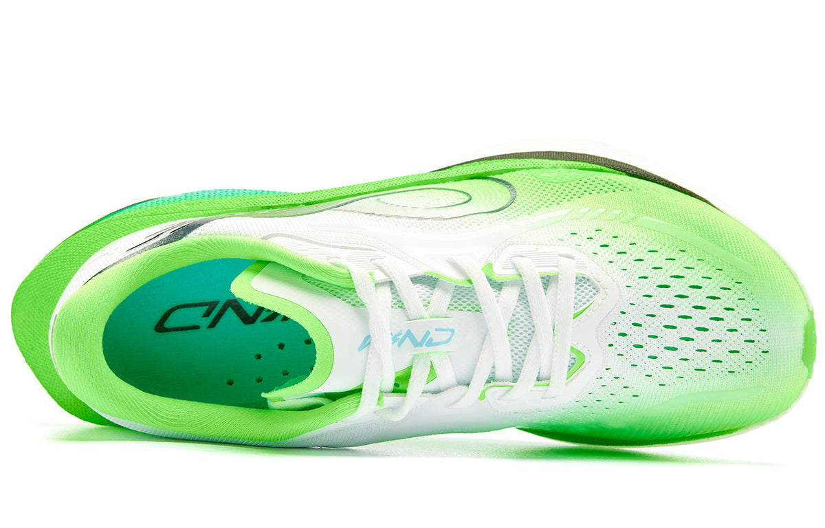 QIAODAN Wind-Running 3.0 'Jordan White Bright Green'「Women」 | Running Shoes