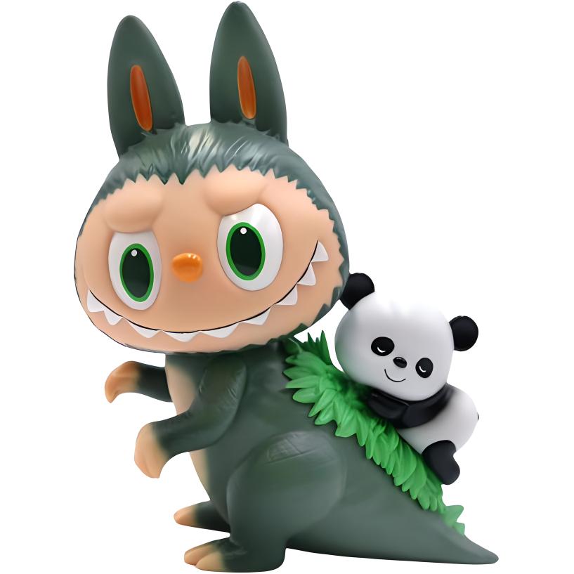 POP MART Panda Gojimomo Labubu Zimomo Panda Trendy Figures 20cm