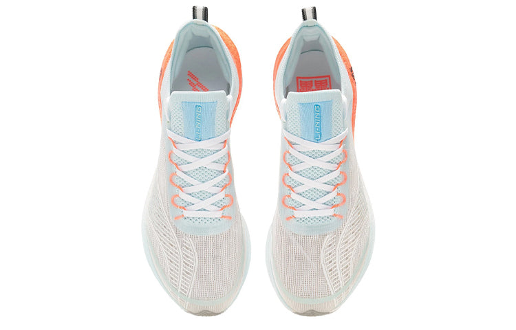 LiNing Feidian Challenger 「Women」'White Blue Orange' | Running Shoes