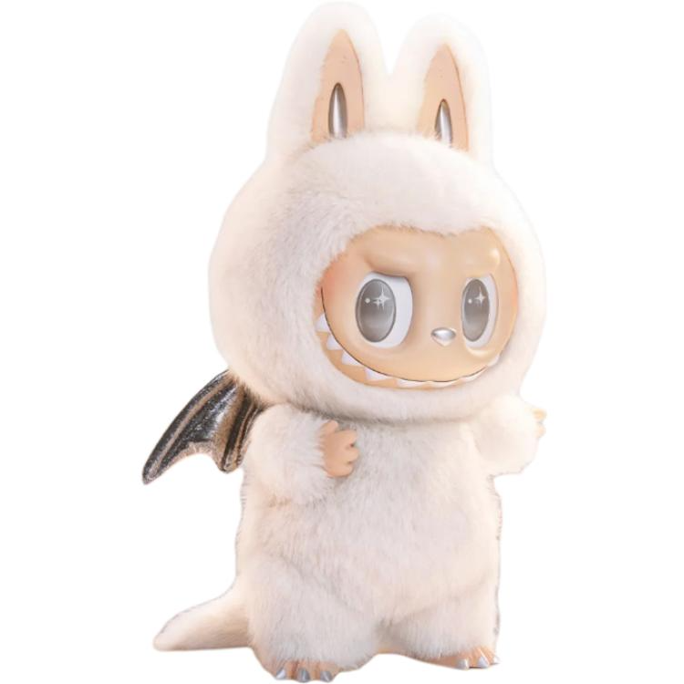 POP MART The Monsters Labubu Zimomo Angel In Clouds Figure No Tote