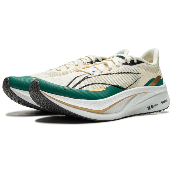 LINING Feidian 4 Challenger 'Ecru Stone Green' | Running Shoes