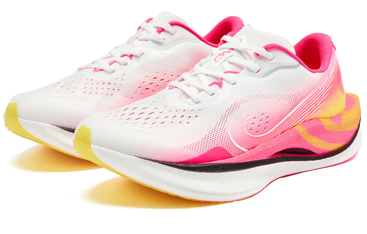 QIAODAN Wind-Running 3.0 'Jordan White Neon Pink'「Women」 | Running Shoes