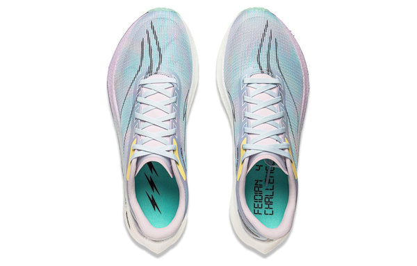 LINING Feidian 4 Challenger 'Mist Purple Vero Rose Purple Fluorescent Ice Cyan' | Running Shoes