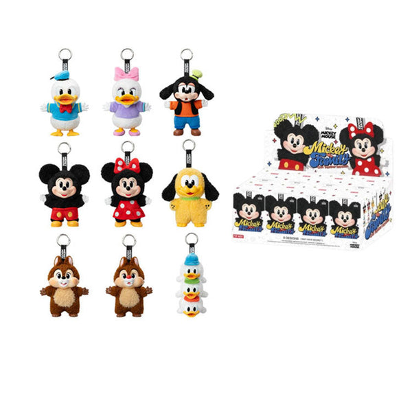 POP MART Disney Mickey Family Together Series Minnie Plush Keychain
