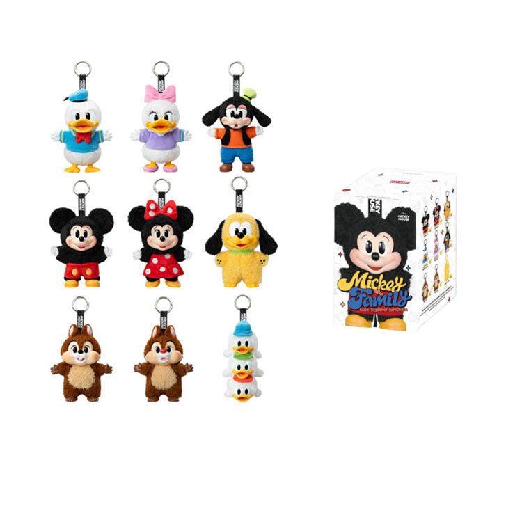 POP MART Disney Mickey Family Together Series Minnie Plush Keychain Main image