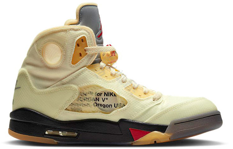 Air Jordan 5 Retro 'X Off White Sp Sail'