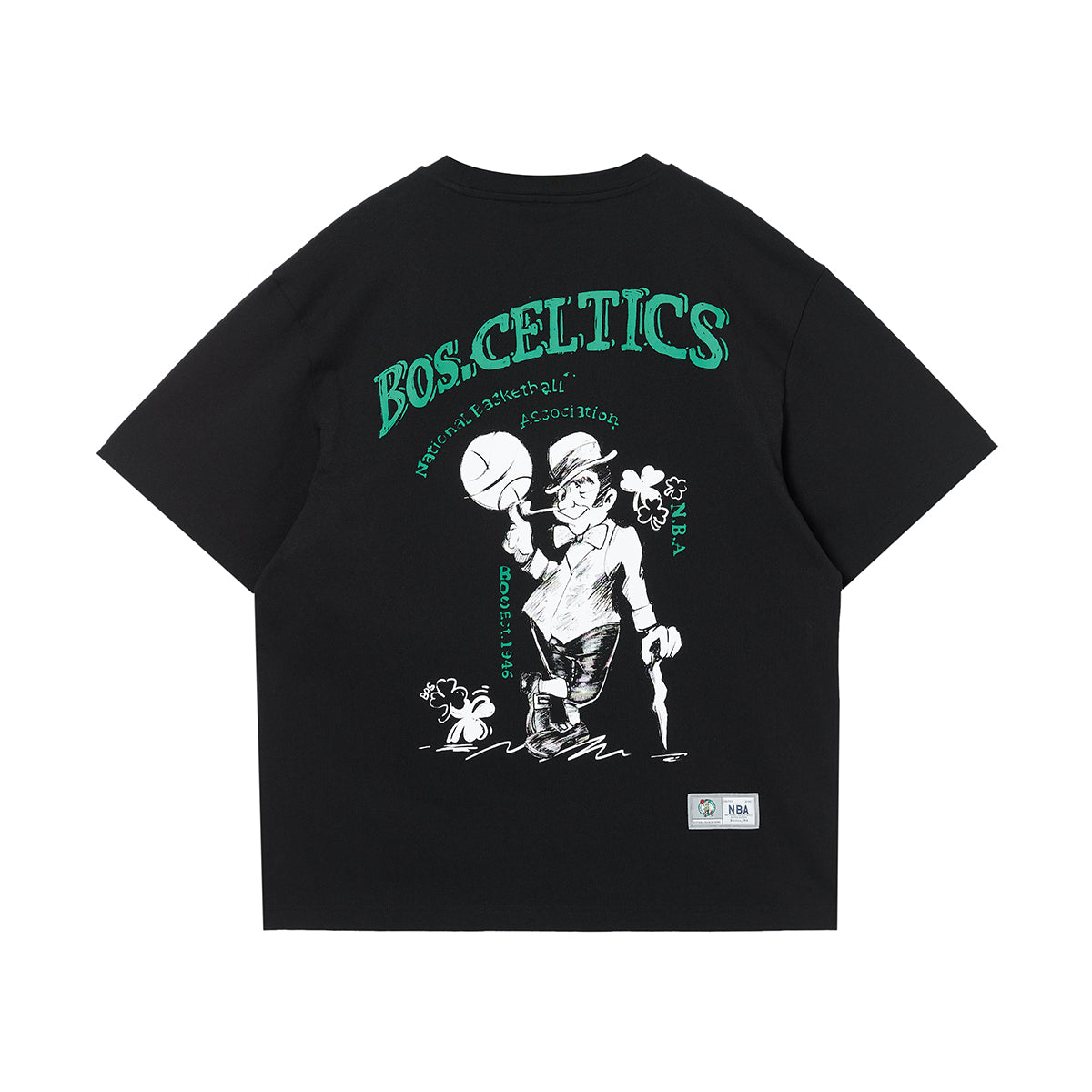 JACK JONES x NBA Unisex Crewneck Short Sleeve Tee 'Celtics'