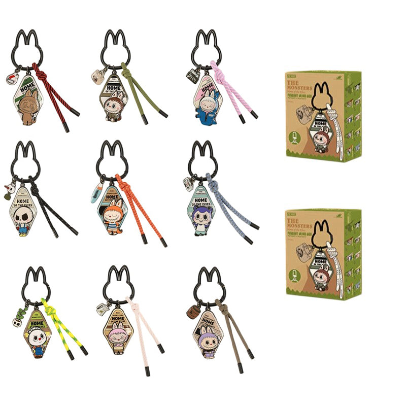 POP MART LABUBU Elf Home Collection Keychain Pendant Mystery Boxes Single Secondary image