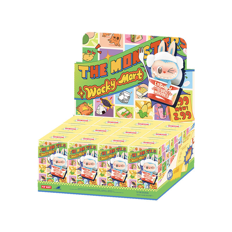 POP MART THE MONSTERS Convenience Store Collection Figure Mystery Boxes Single Mystery Box/Full Box 12 Pcs
