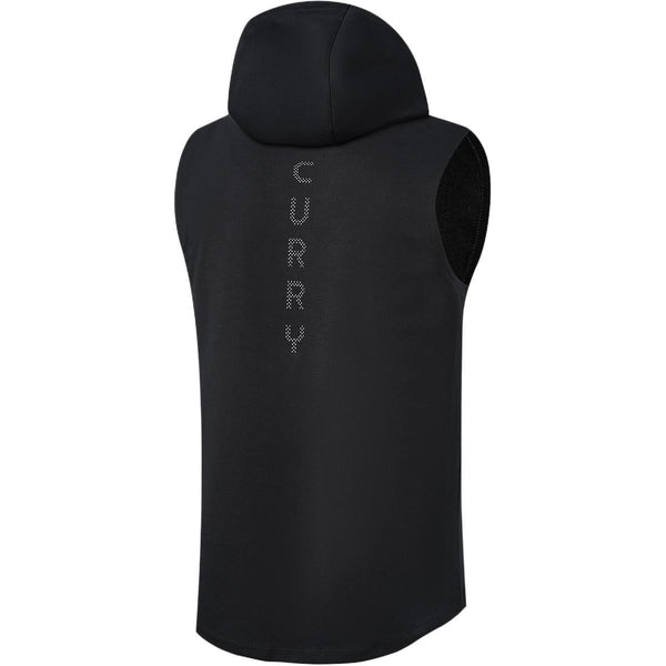 Li Ning Curry China Collection Tank Tops Men's Black Hooded Non Detachable Moderate