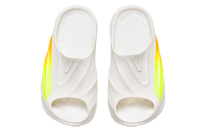 ANTA Slippers Nitrogen Bubble 'White Orange Green'
