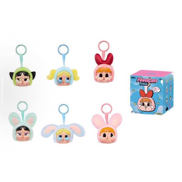 POP MART CRYBABY × The Powerpuff Girls Collection, Plush Rubber Face Mystery Boxes
