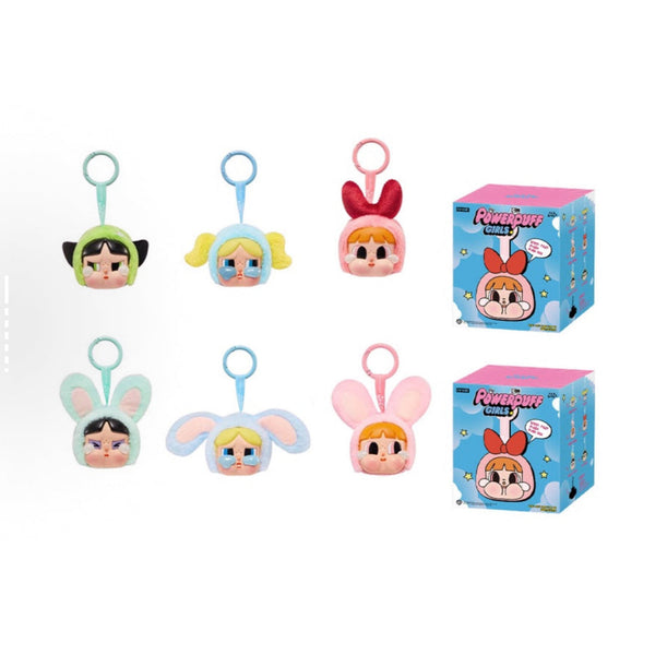 POP MART CRYBABY × The Powerpuff Girls Collection, Plush Rubber Face Mystery Boxes
