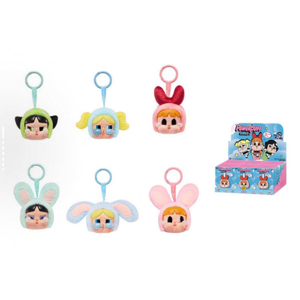 POP MART CRYBABY × The Powerpuff Girls Collection, Plush Rubber Face Mystery Boxes