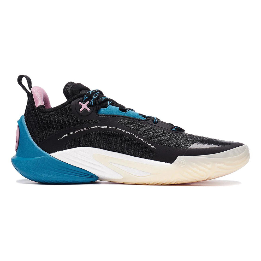 LiNing Speed 10 ‘Black Blue Pink' Secondary image