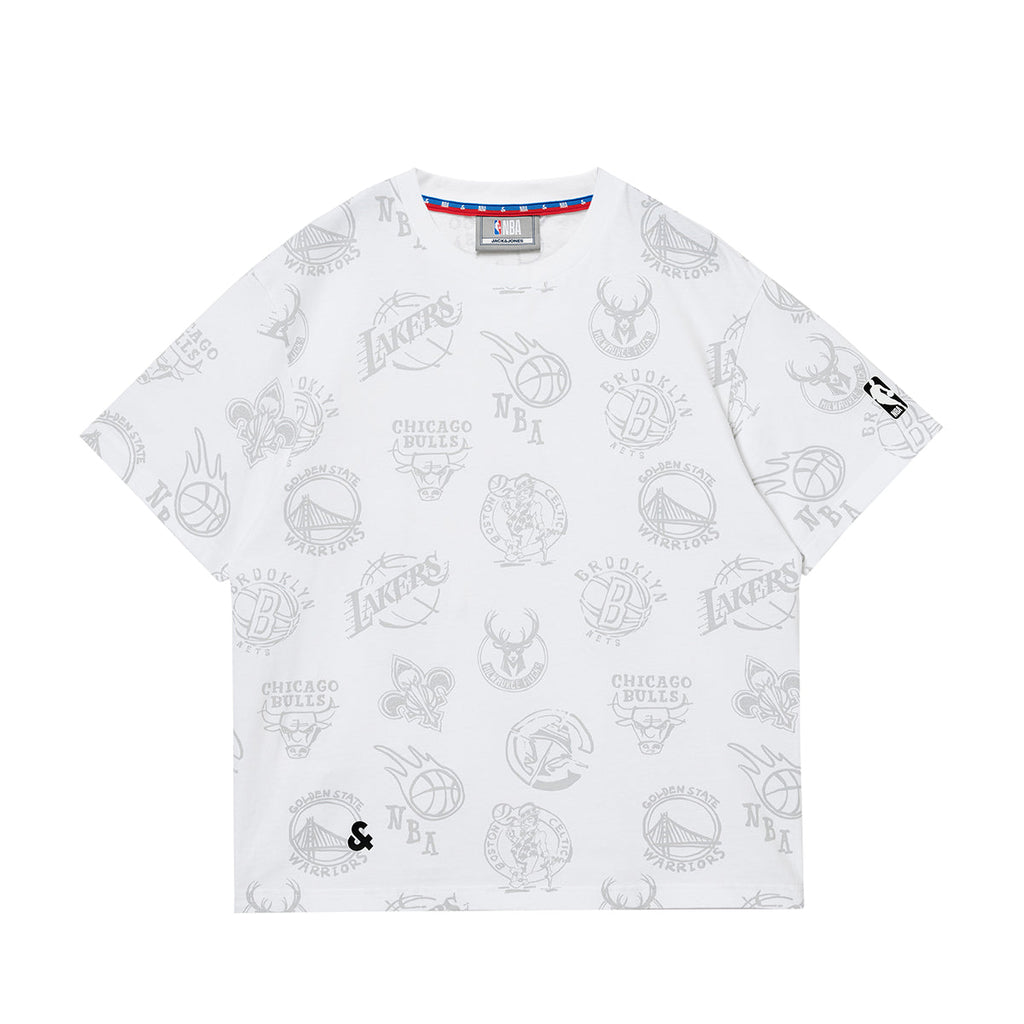 JACK JONES x NBA Unisex Crew Neck Short-Sleeve T-Shirt