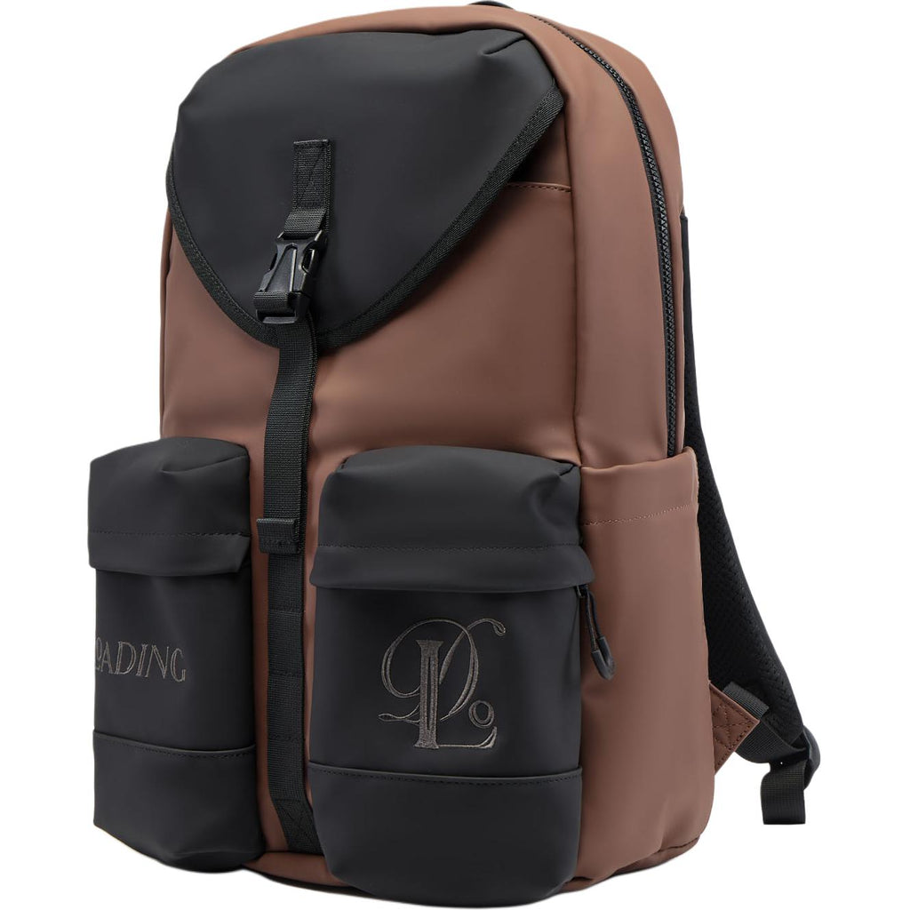 LiNing Polyurethane Backpack Regular Unisex Umber & Black