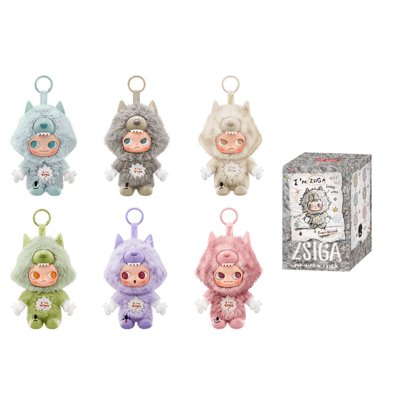 POP MART ZSIGA I'm Zsiga Series-Vinyl Plush Pendant Mystery Boxes Main image