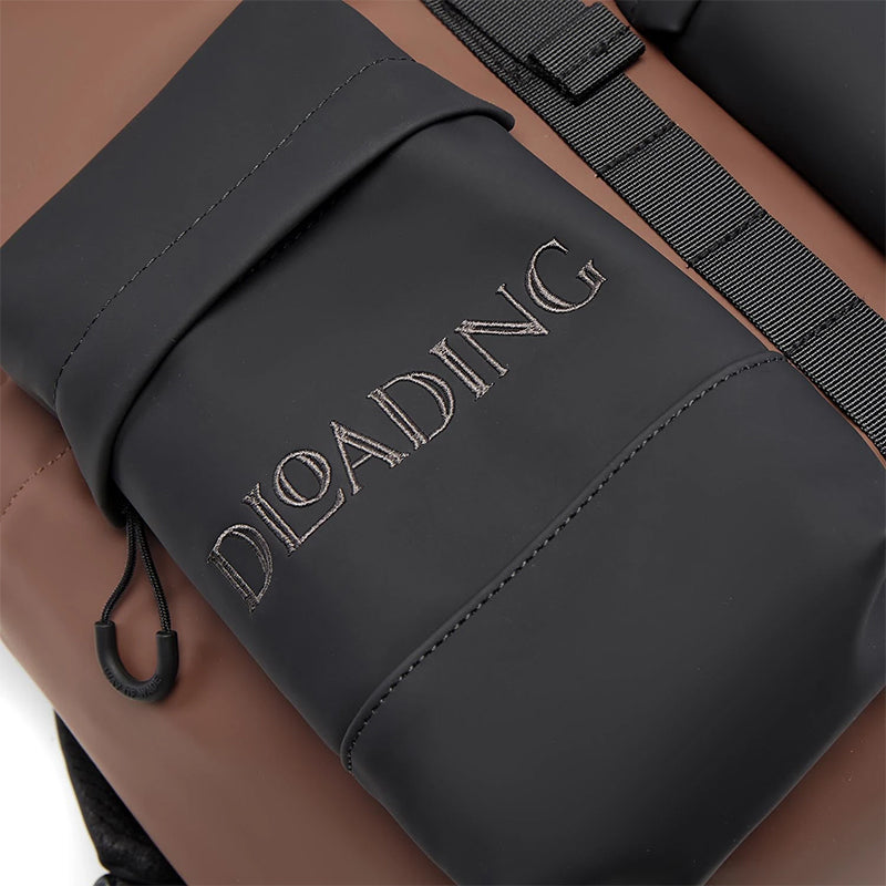 LiNing Polyurethane Backpack Regular Unisex Umber & Black