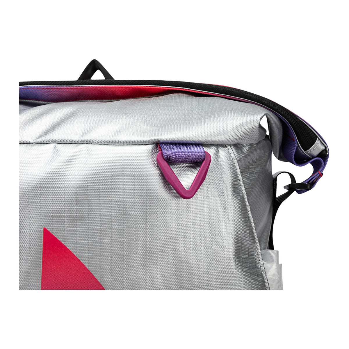 Anta Kai Series PU Rainbow Backpack Black Silver