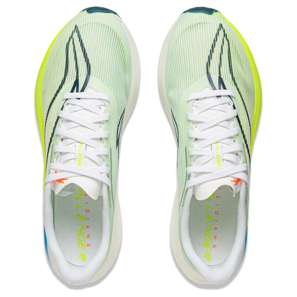 LINING Feidian 5 Challenger 'Standard White Fluorescent Bright Green' | Running Shoes