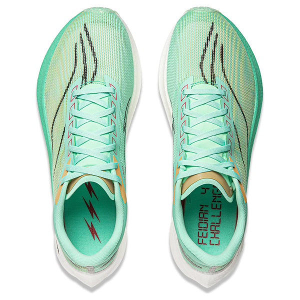 LINING Feidian 4 Challenger 'Fluorescent Ice Cyan Lemon' | Running Shoes