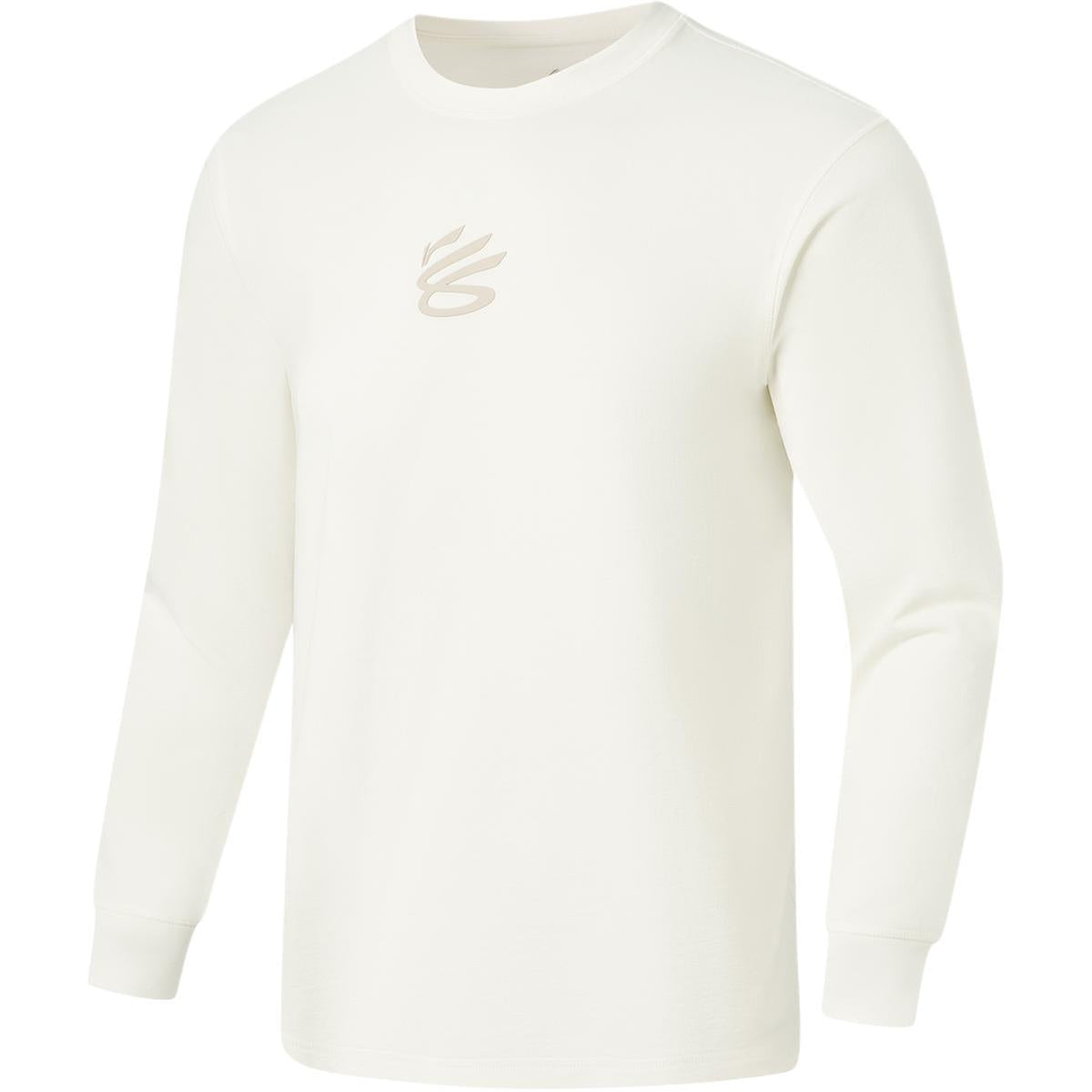 Li Ning Curry China Collection T Shirts Men's Ivory Crew Neck Moderate Main image