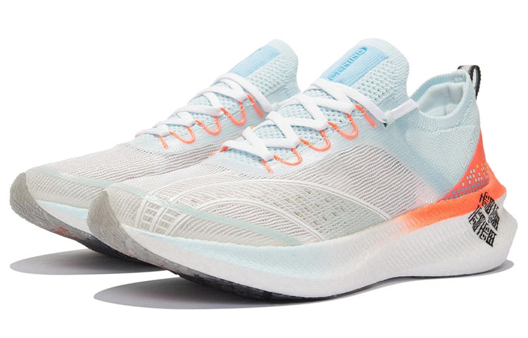 LiNing Feidian Challenger 「Women」'White Blue Orange' | Running Shoes