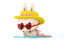 POP MART LABUBU Beach Trendy Figures 14cm