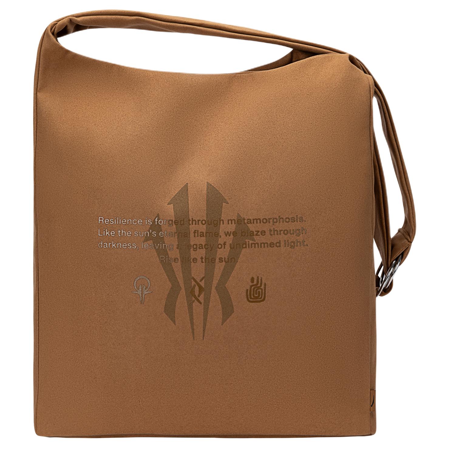 Anta Irving Series Suede Shoulder Bag, Crossbody Bag Yellow Secondary image
