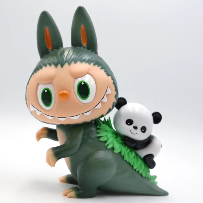 POP MART Panda Gojimomo Labubu Zimomo Panda Trendy Figures 20cm