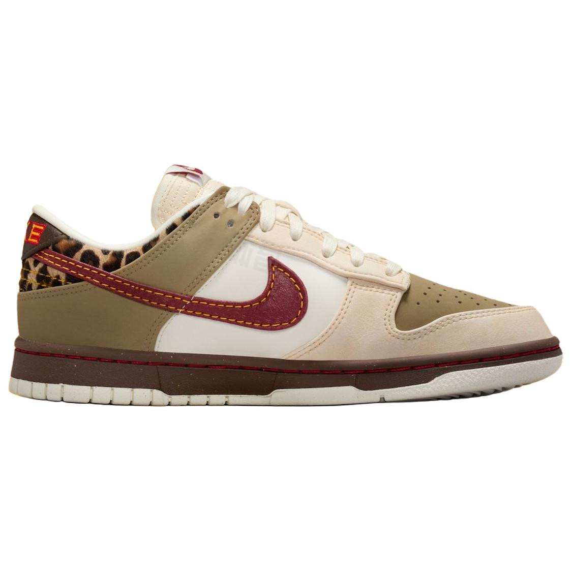 Nike AirJordan Dunk 'Beige Red' 「Women」 Secondary image