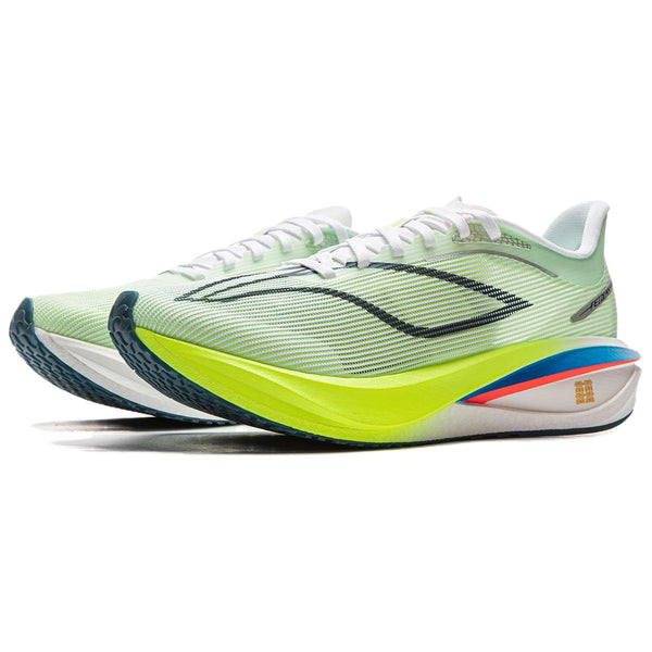 LINING Feidian 5 Challenger 'Standard White Fluorescent Bright Green' | Running Shoes