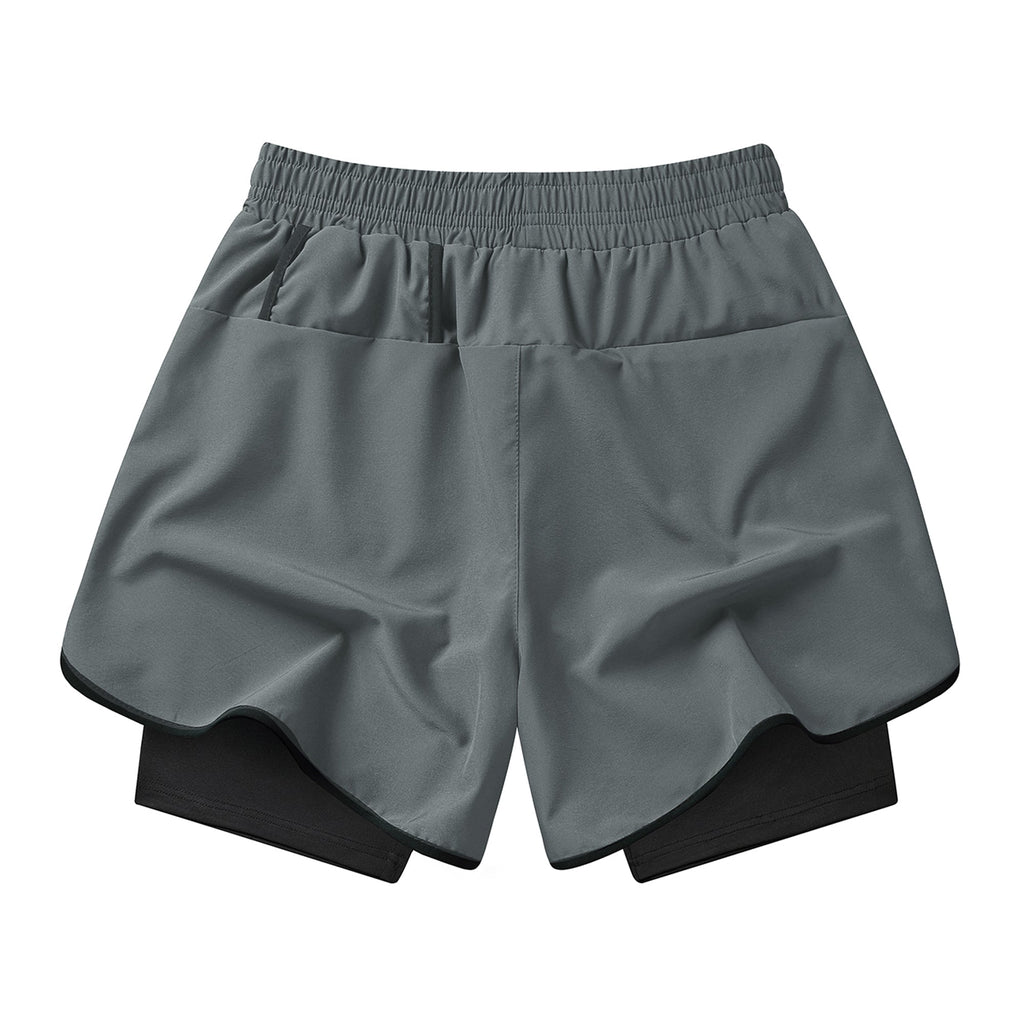 HUANQIU Tight-Fitting Sports Shorts