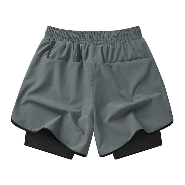 HUANQIU Tight-Fitting Sports Shorts