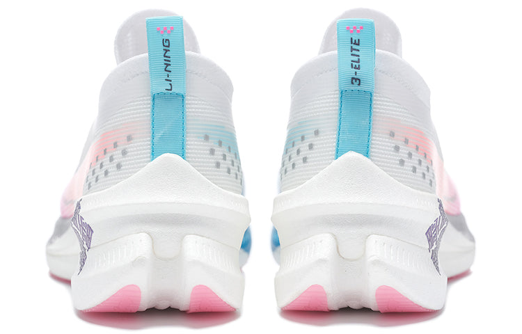 LiNing Feidian 3 Elite 'White Blue Pink' | Running Shoes