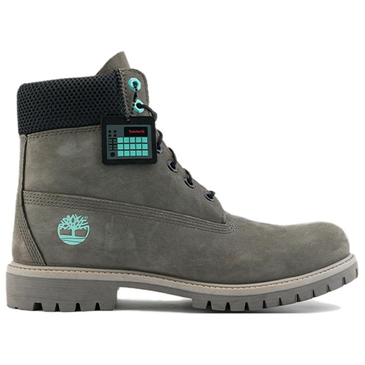 Timberland PREMIUM Crew Martin Boot Medium Heel Mens Gray Secondary image