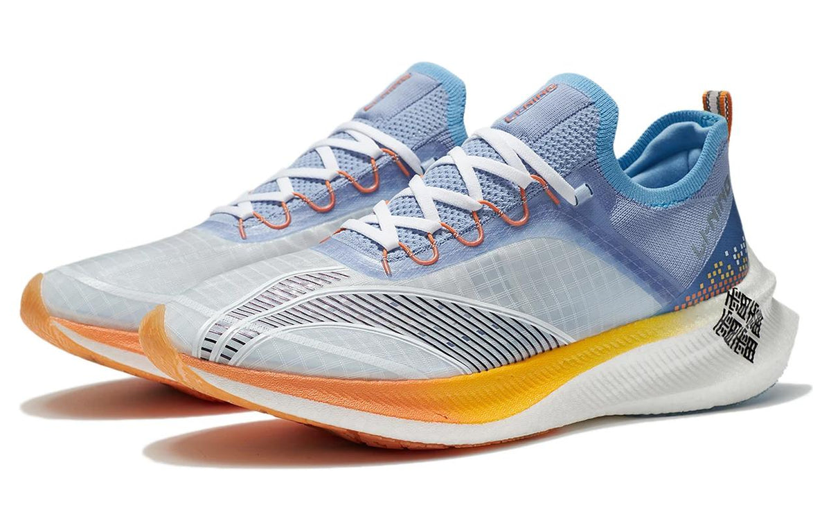 LINING Feidian Challenger 'Standard White New Aurora Blue' | Running Shoes